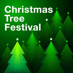 Banner for the Christmas Tree Festival